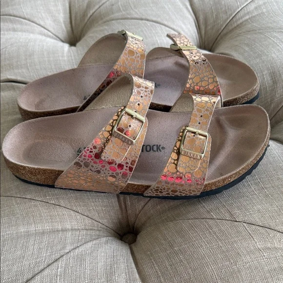 New not Tags Birkenstock women’s Copper Sandals - Picture 2 of 8